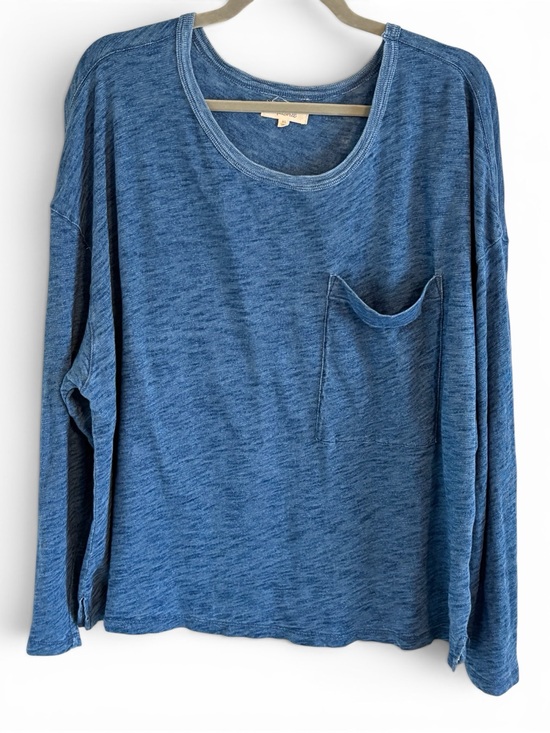 Madewell Tops - Madewell Heathered Indigo Dolman Sleeve Pocket Tee | 100% Cotton | Size XL